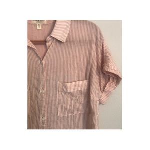 Cloth and stone stripe cotton top